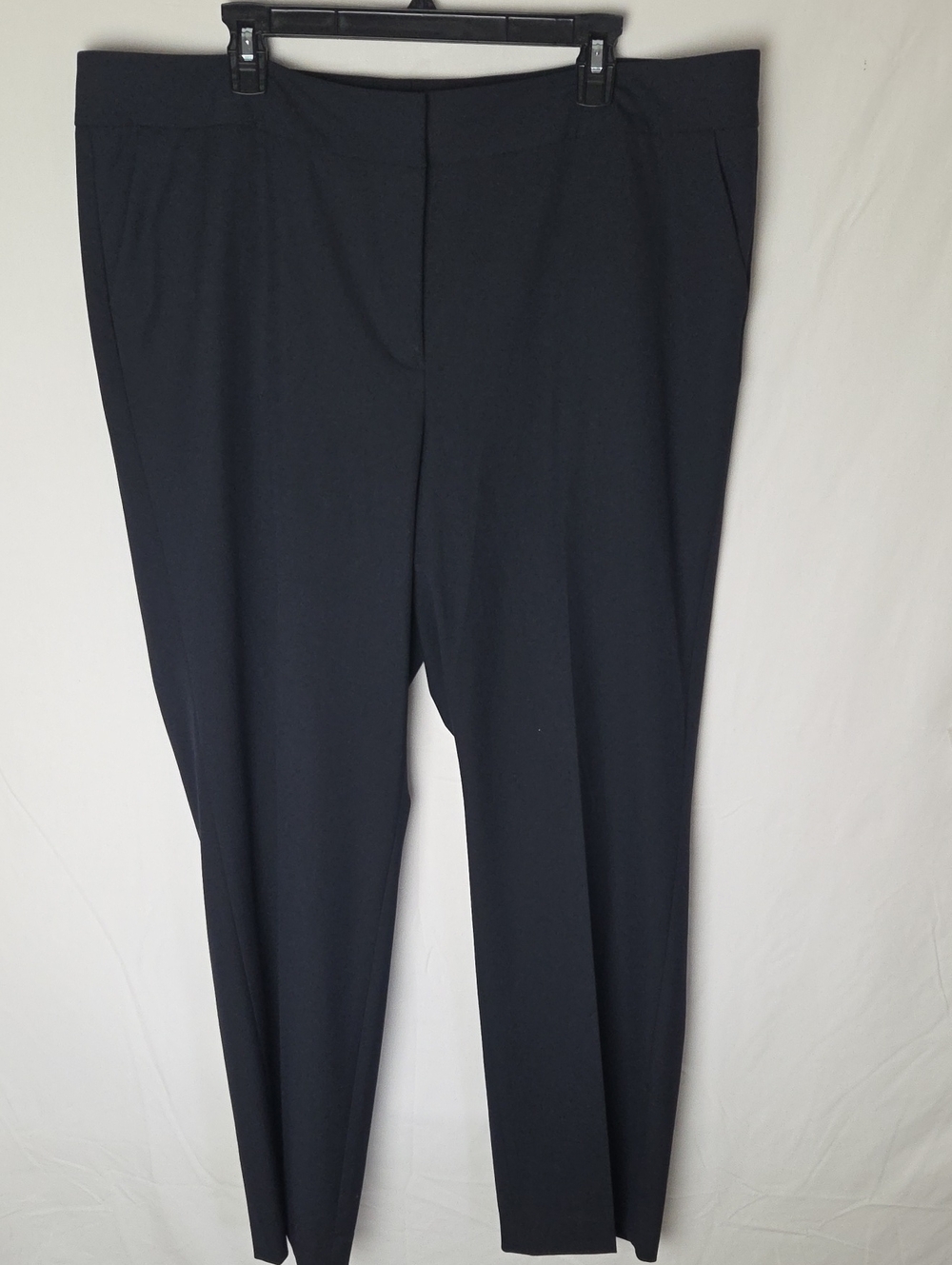 NWT Sejour Navy Midnight Classic Career Stretch Trouser Pants Womens  Size 18W
